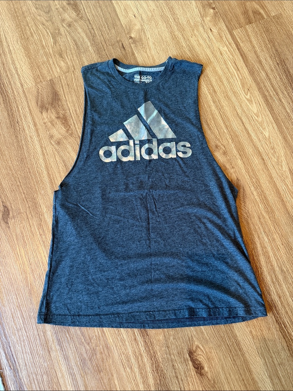 Adidas Women’s Gray Muscle Tank Top